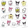 Kitty Birthday Party Supplies, 34Pcs Temporary Tattoos Party Favors, Removable Tattoo Stickers for Goody Bag Treat Bag Stuff for Kitty Birthday Party Decoration