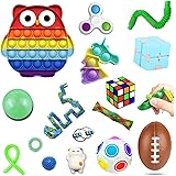 Pop Fidget Toys Pack Mini pop Autism Special Needs Stress Relief Silicone Pressure Relieving Toys Fidget Sensory Stress Ball 