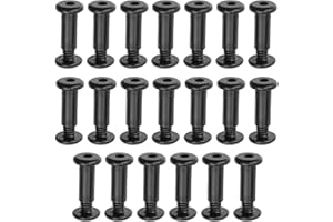 Savagrow 20 Sets M4 x 12mm Binding Post Screws Hex Drive Rivet Socket Binding Bolts Fastener Bolts Cap Nuts