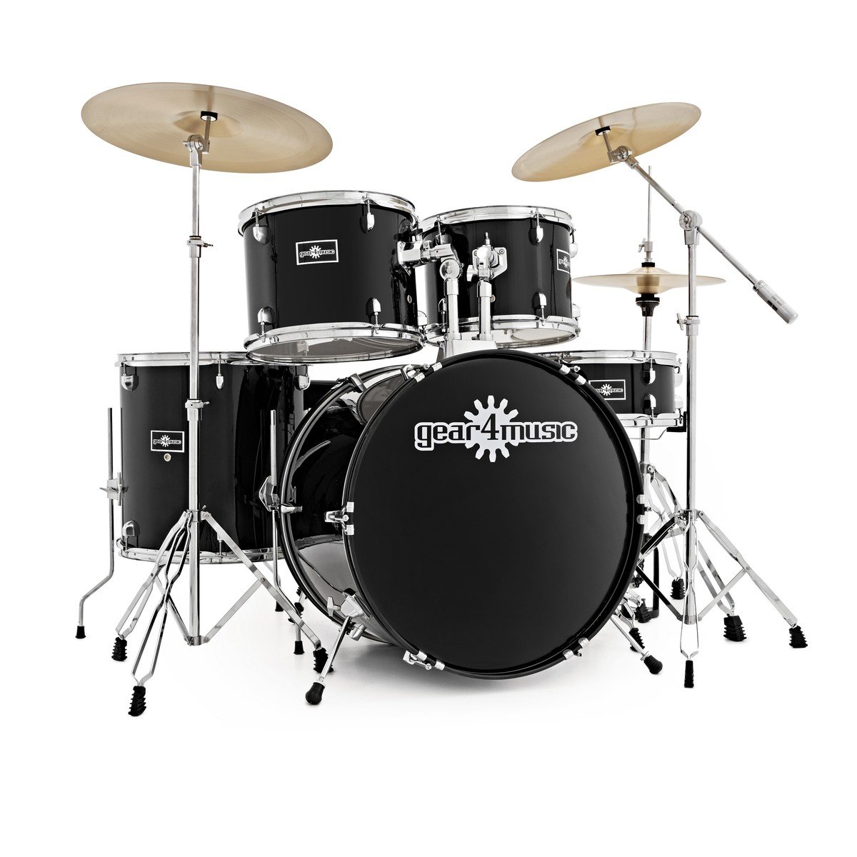 BDK5 Drum Kit by Gear4music, Black Amazon.co.uk Musical Instruments