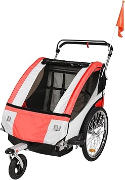 clevr 3 in 1 bike trailer