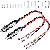 Range Tour Replacement Cigarette Lighter 2 Pack, Power Adapter 12V-24V 15A Fuse Extension Cable Heavy Duty Battery Charger Ki