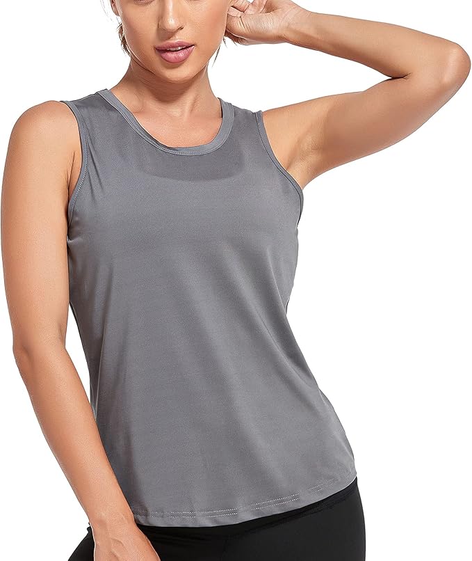 Sleeveless Tops Sport Women Workout Tank Tops Running Vest Yoga Tops