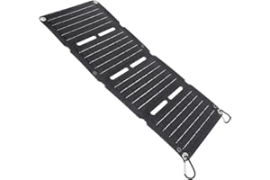 Camping Solar Panels 40W Foldable Solar Panel for Portable Power Station, Portable Solar Panel Charger with 2xUSB, 1xTYPE C, 