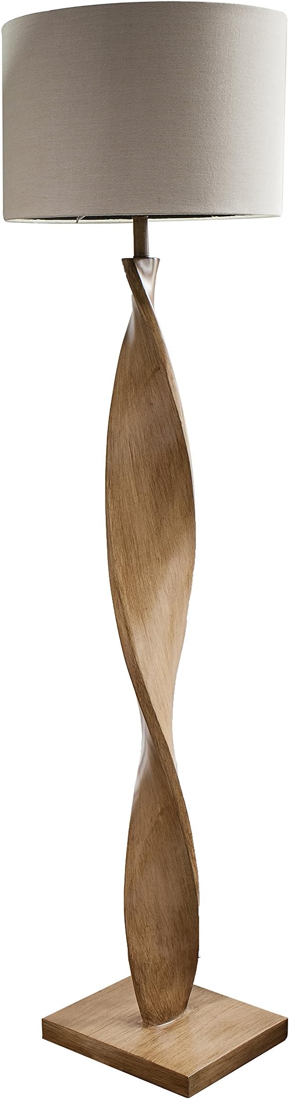 Gallery Direct Argenta Floor Lamp, Resin, White [Energy Class A]