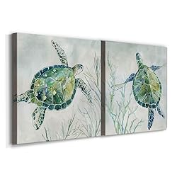 Renditions Gallery Seaglass Turtle Wall