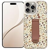 Walli Cases for iPhone 14 Pro Case Aesthetic Wallet Phone Case Card Holder, Securely Holds up to 2 Cards - Cute, Trendy Phone Cover for Women, fits iPhone 14 Pro, with Kickstand & Finger Strap
