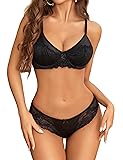 Avidlove Plus Size Bra and Panty Sets for Women