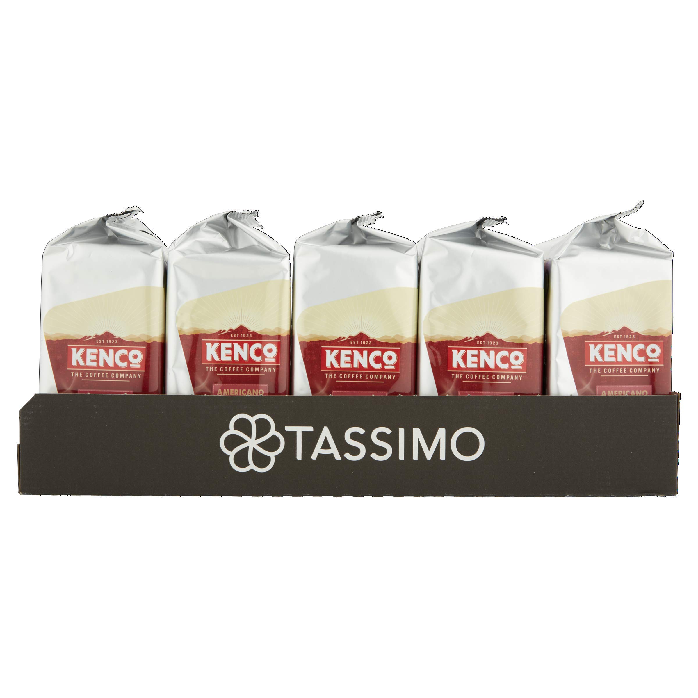Tassimo Kenco Americano Grande Coffee Pods (Pack of 5, 80 pods in total