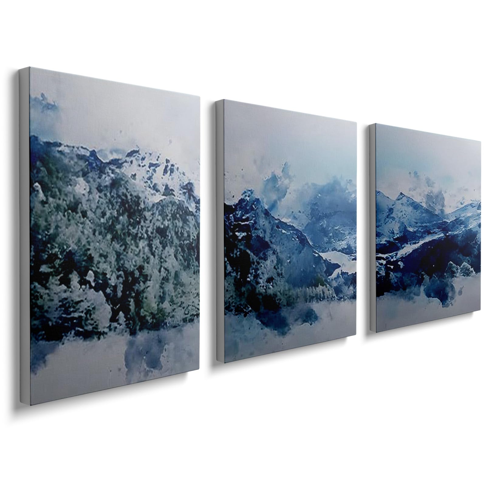 Set of 3 Wall Art for Living Room Abstract Forest Canvas Wall Decorations for Living Room Bedrooms Kitchen Hallway and Stairs 16 x 12 Inch GYH0006