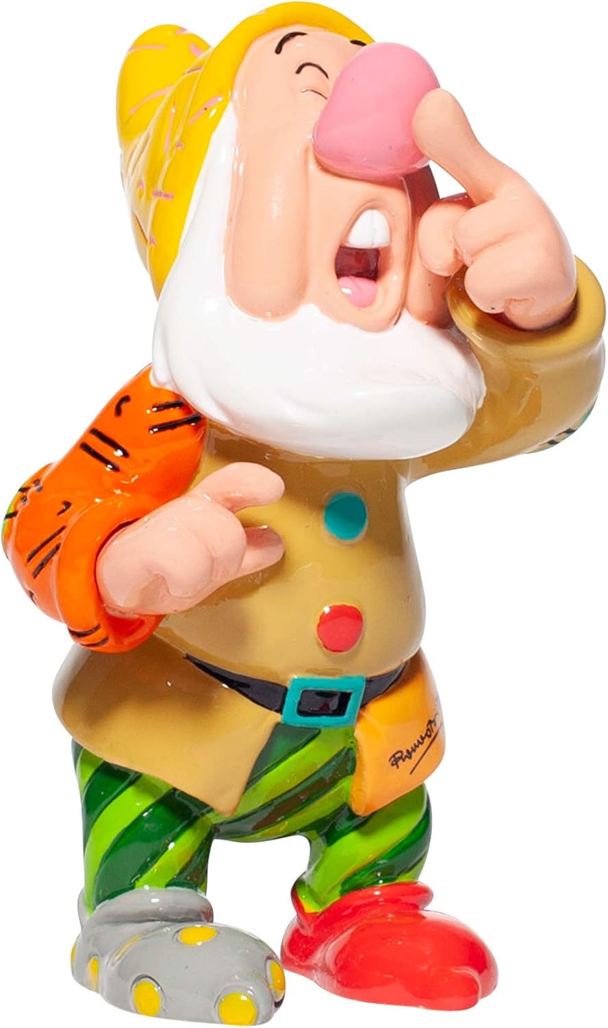 Romero Britto Sneezy Mini Figurine, Multicoloured