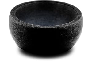 URBAN SOMBRERO ShayVe Shaving Bowl for Shaving Soap & Cream — Granite Shave Bowl For Shaving Soap & Cream — Exquisite Heat Insulated Wet Shaving Kit Addition (Black)