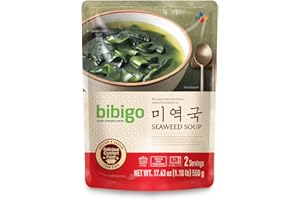 bibigo Korean Seaweed Soup, Miyeok-Guk, Ready-to-Eat, 17-ounce (1-Pack)