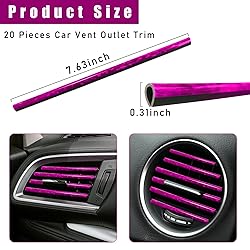 Kewucn 20 PCS Car Air Conditioner Vent Decorative