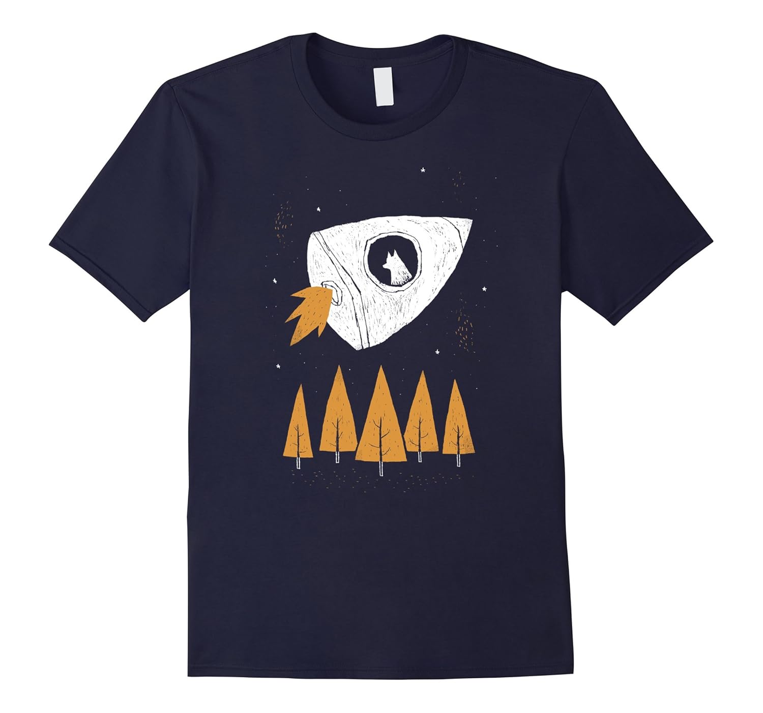 laika space dog T-shirt-ANZ