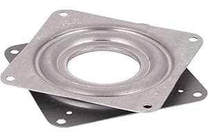 Richelieu UC3312 Swivel Plate, 3 In, Zinc