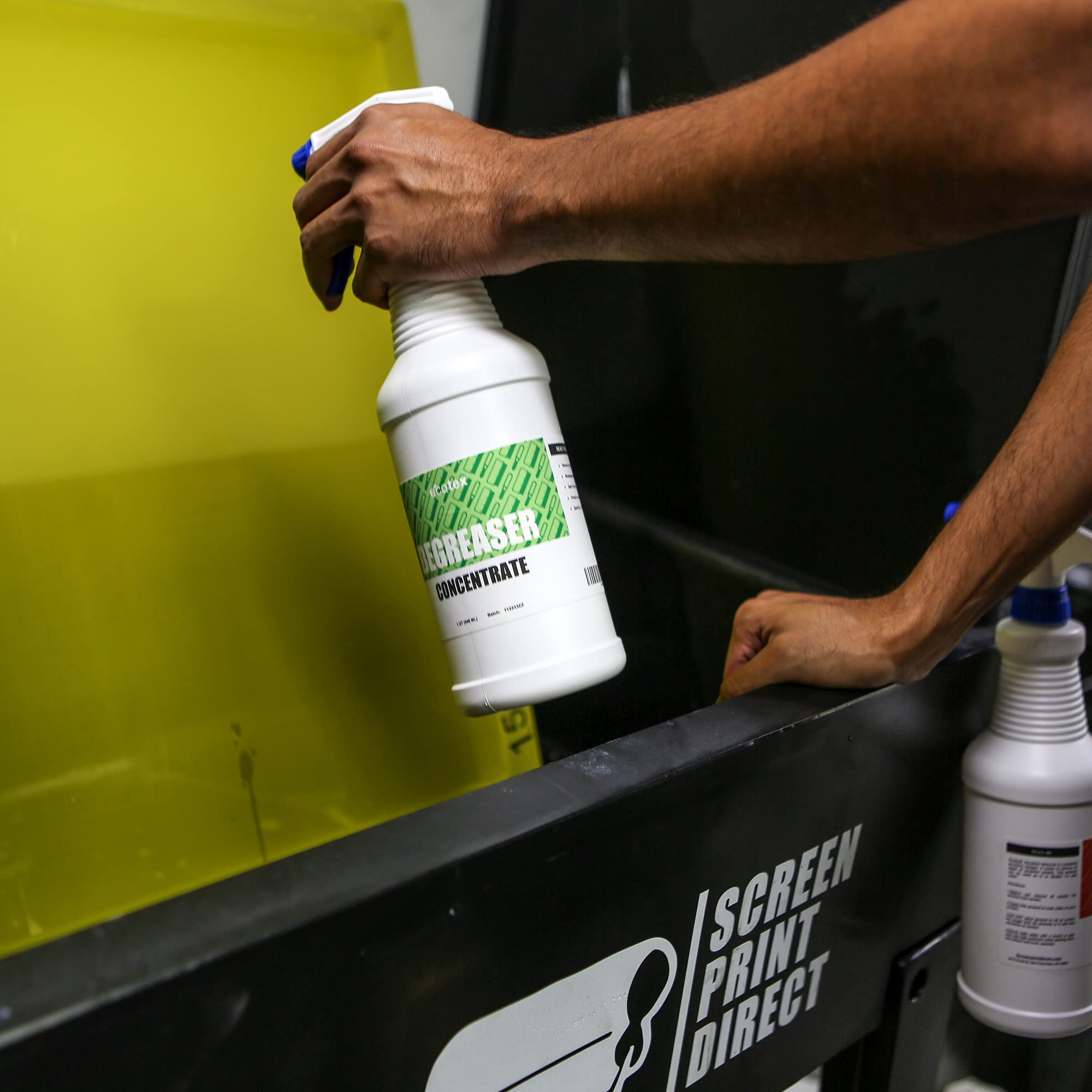 Ecotex® Screen Printing Mesh Degreaser (Quart - 32oz.) - Silk Screen Cleaner, Oil and Residue Remover - Screen Printing Frame Degreaser and Mesh Cleaner, Eco-Friendly Screen Printing Supplies