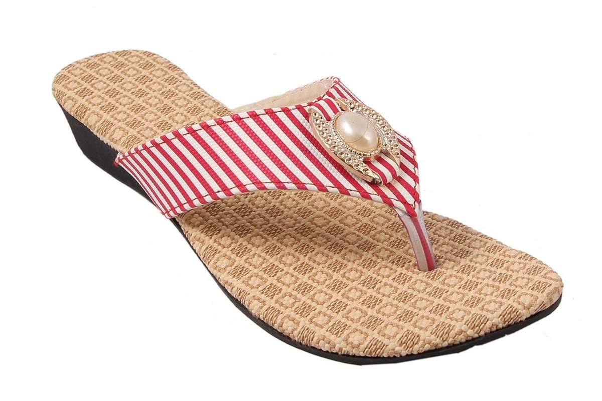 new fancy flat chappal