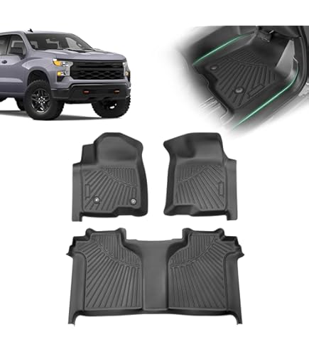 Chevy Trax Naibeve All-Weather Floor Mats For Chevy Trax/Buick Encore 2014-2023 – Includes Cargo Liner & Seat Back Covers Buick Encore Floor Mats