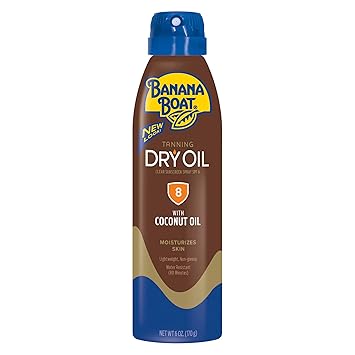 Banana Boat Sunscreen Ultra Mist Dry Oil Broad Spectrum Sun Care Sunscreen Spray Spf 8 6
