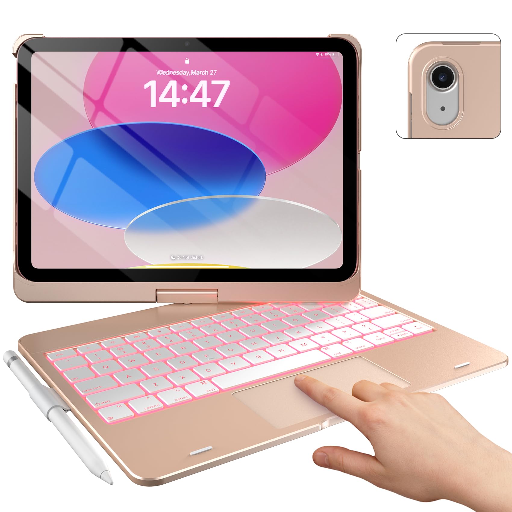 typecase Touch iPad 10th Generation Case with Keyboard (10.9