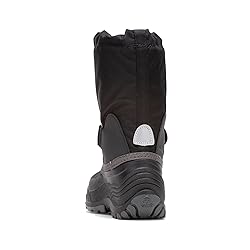 Kamik Boy's WaterbugWIDE Boot, Black/Charcoal, 1