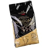 Valrhona Dark Chocolate Pistoles - 72%, Araguani - 1 bag - 6.6 lb