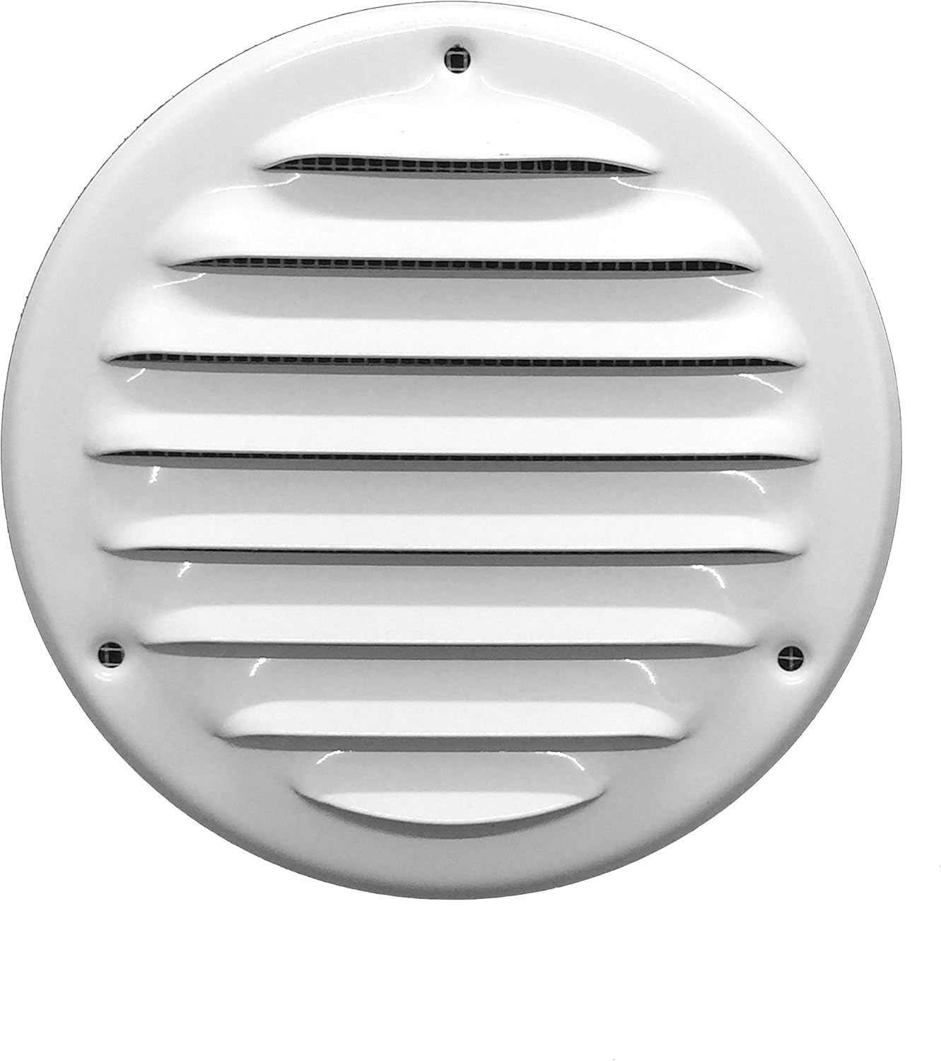 Vent Cover Round Soffit Vent Air Vent Louver Grille Cover Builtin Fly Screen Mesh