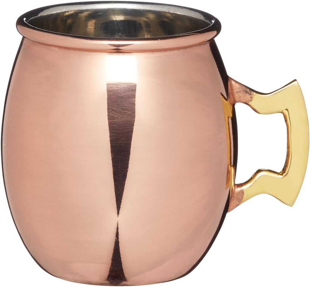 Artesà Mini Stainless Steel Mug / Sauce Serving Pot, 70 ml (2.5 fl oz) - Copper Finish