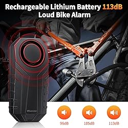 WSDCAM Wireless Bike Alarm with