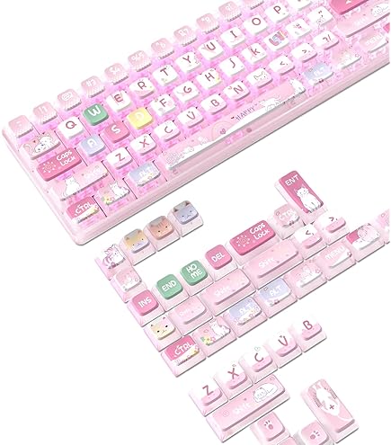 Jual Zifriend Keycap PBT 132 Keys OEM High Pink Blue Gradation Color For Keyboard Gaming Mechanical Mx Switch C Te2 I.186637264
