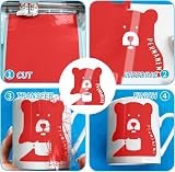 Lya Vinyl 12x14ft Glossy Red Permanent Vinyl for Cricut Silhouette view 5
