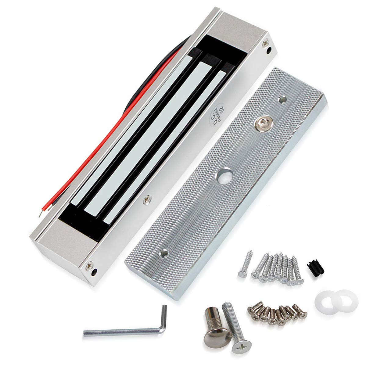 CIFY 180KG 350lbs Electric Magnetic Door Lock, DC12V Fail Safe NC Type, Electromagnetic Lock for Door Cabinet Drawer