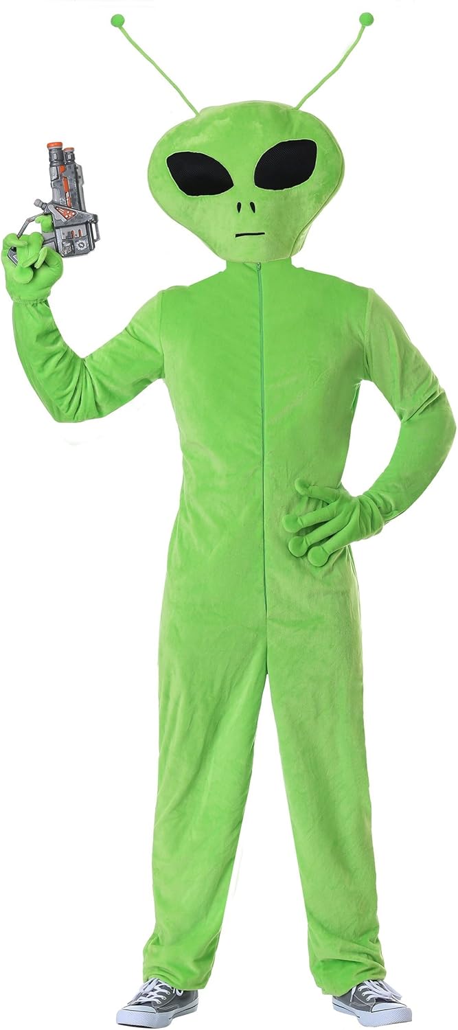Oversized Alien Costume for Adults Green Alien Outfit XSmall Amazon