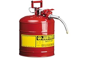JUSTRITE Type ll Safety Cans for Flammables - 5g/19l iiaf red 5/8 hose