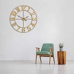 Sorbus Large Wall Clock for Living Room Decor