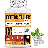 NuBest Doctor Taller Kids - Kids Multivitamins, Toddler Vitamins - Support Healthy, Immunity and Bone Strength for Ages 2 to 9 - Grape Flavor - 60 Vegan Chewable Tablets | 1 Month Supply