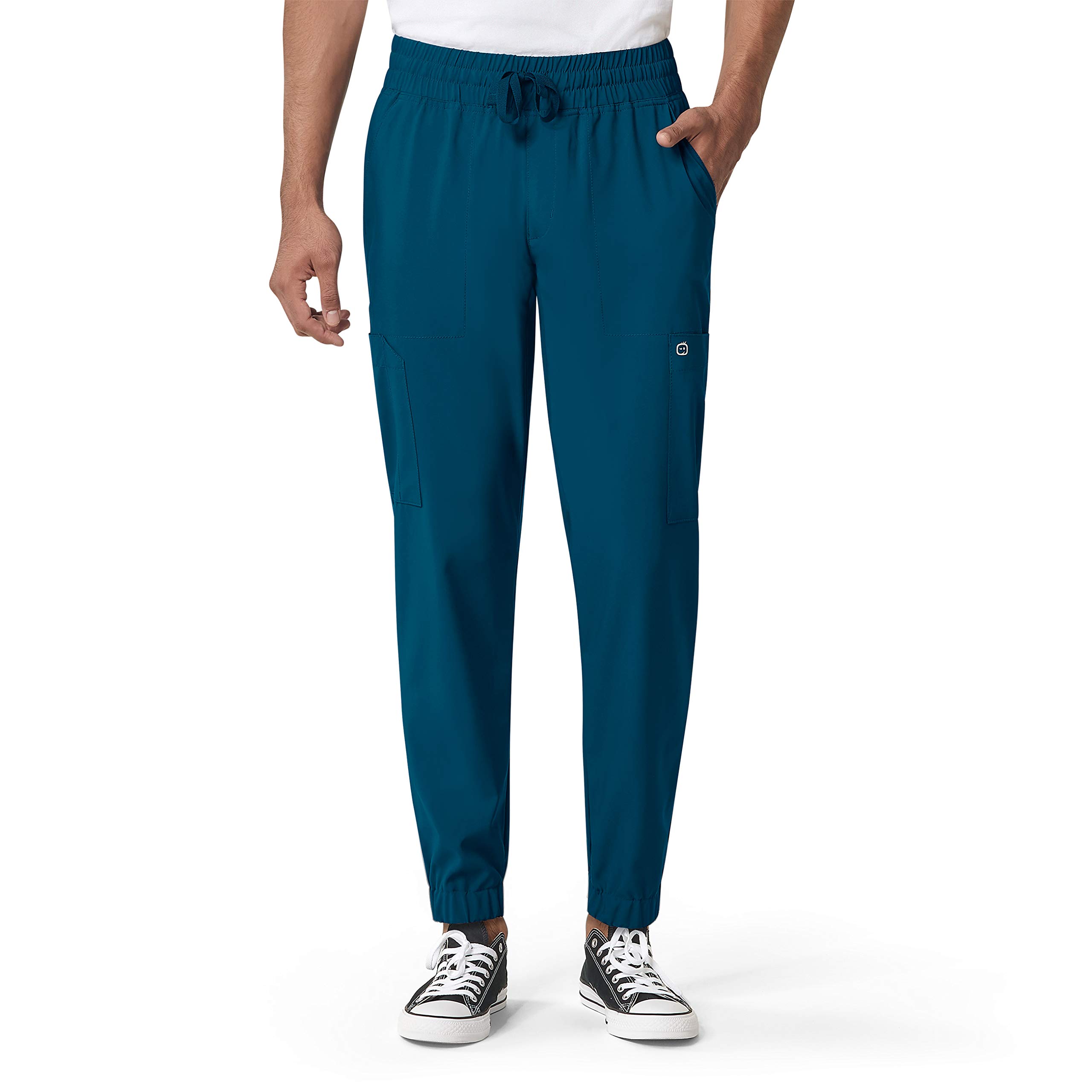 WonderWink Men’s W123 Cargo Jogger Pant, Caribbean, L T