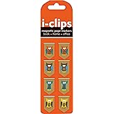 Owls i-Clip Magnetic Page Markers (Set of 8 Magnetic Bookmarks)