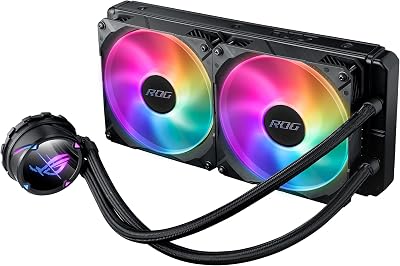 ASUS ROG STRIX LC II 280 ARGB All-in-One Liquid CPU Cooler 14cm Black