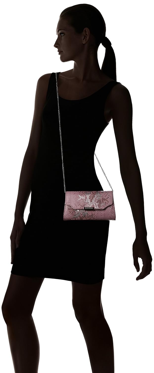 caprese women's sling bag (metallic pink)