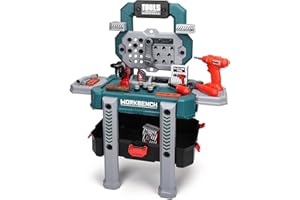 TOYBAY Kids Tool Bench, Toddler Toy Workbench and Tool Playset, Play Tool Bench Workshop for Boys, Pretend Play Construction Tool Toys for Toddler, Christmas Birthday Gift for Kids