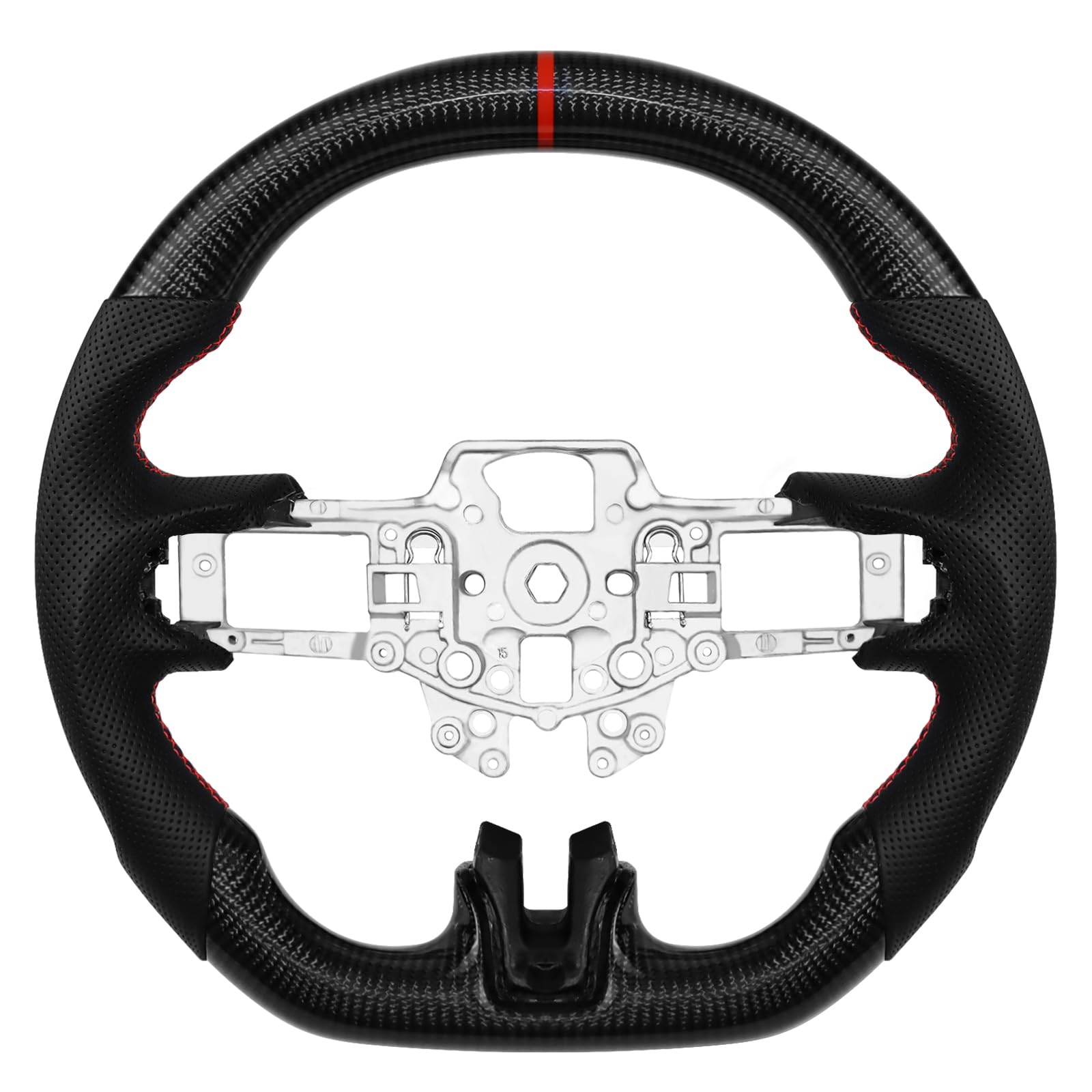 Mua MOTAFAR Steering Wheel, Carbon Fiber Dshaped Flatbottom Steering