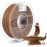 AMOLEN Wood 3D Printer Filament Dark Walnut 1.75mm +/-0.02mm PLA 3D Printing Filament pla Filament with Real Wood Fiber Texture Filament,1KG
