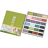 Kuretake Gansai Tambi Watercolor Pans - Set of 24, Art Nouveau