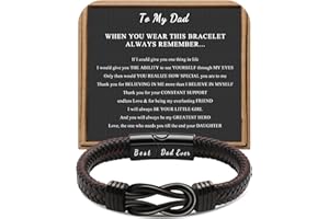 Joycuff 𝗚𝗶𝗳𝘁𝘀 𝗳𝗼𝗿 𝗠𝗲𝗻 𝗞𝗻𝗼𝘁 𝗕𝗿𝗮𝗰𝗲𝗹𝗲𝘁, Valentines Fathers Day Anniversary Christmas Birthday Gifts for Him Dad Husband Boyfriend Son New Dad Stepdad Bracelets for Men