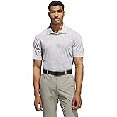 adidas Mens Ultimate365 Textured Print Polo Shirt