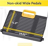 KINGRACK 2 Step Folding Ladder Safety Lock Non-Skid Pedals White view 3