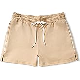 FIROTTII Mens Athletic Sweat Shorts 3 Inch Cotton Soft Casual with Pockets Gym Workout Running Short