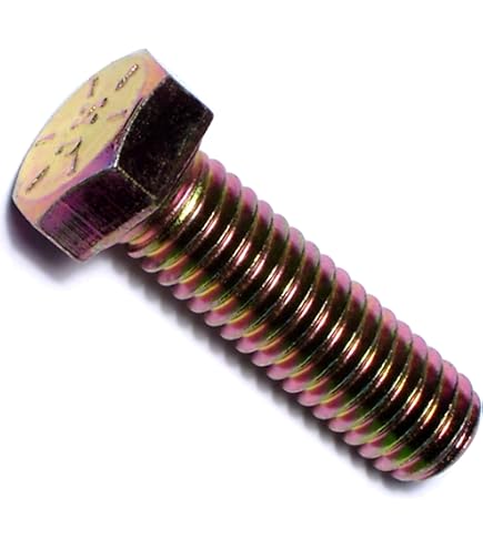 3/4-16 X 3-1/2" Grade 8 SAE Fine Yellow Zinc Finish Hex Cap Screw-Partially Threaded